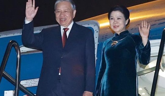 Tổng Bí thư Tô Lâm và Phu nhân kết thúc tốt đẹp chuyến thăm cấp Nhà nước tới Lào