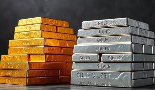 Giá bạc bùng nổ cao nhất mọi thời đại, vàng trên 4.220 USD