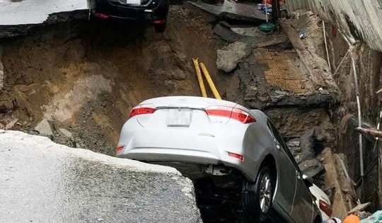 Đà Nẵng chỉ đạo khẩn vụ bất ngờ xuất hiện hố tử thần 'nuốt' ô tô