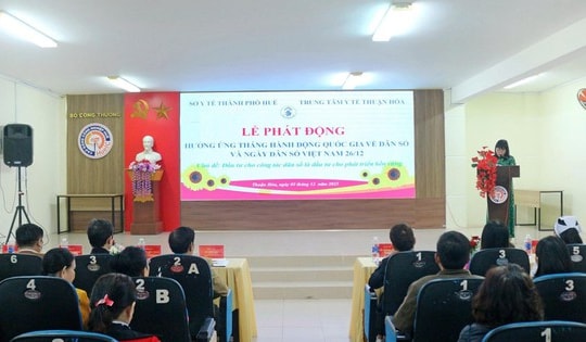 Huế: Phát động hưởng ứng Tháng hành động Quốc gia về Dân số và Ngày Dân số Việt Nam 26/12