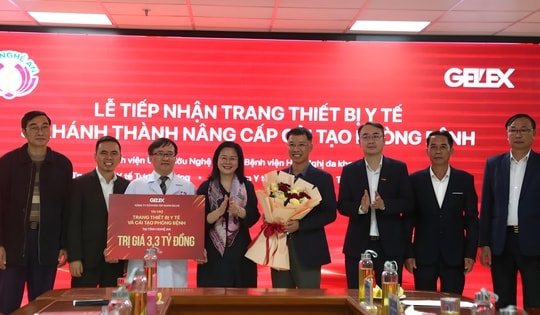 Y tế Nghệ An tiếp nhận hơn 3,3 tỷ đồng trang thiết bị thiết yếu