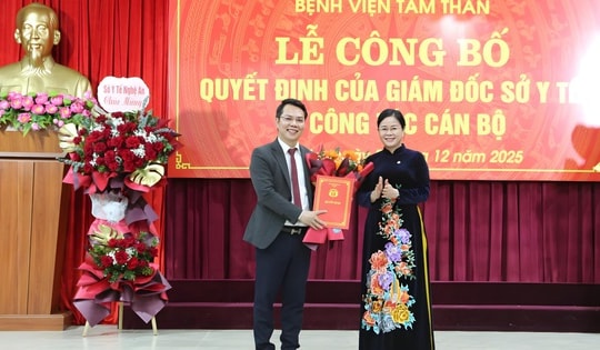 Bệnh viện Tâm thần Nghệ An có Giám đốc mới