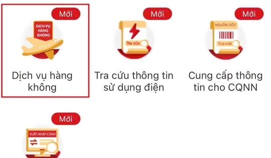 Cách mua vé máy bay và làm thủ tục check-in online bằng ứng dụng VNeID