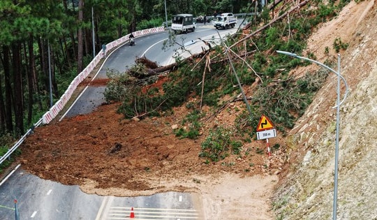Lâm Đồng công bố tình huống khẩn cấp trên nhiều tuyến quốc lộ
