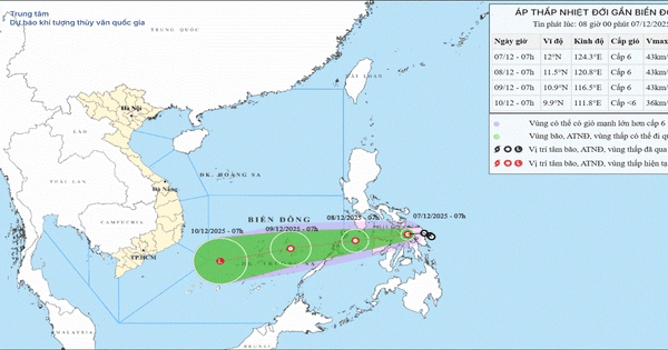 Áp thấp nhiệt đới vào Biển Đông trong hôm nay, vùng nào bị ảnh hưởng?