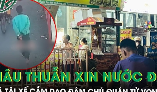 Gã xe ôm cầm dao đâm chủ quán tử vong giữa đường vì mâu thuẫn khi xin nước đá