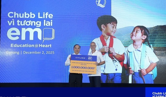 'Chubb Life – Vì Tương Lai Em' san sẻ với trẻ em khó khăn và chịu ảnh hưởng bởi bão lũ