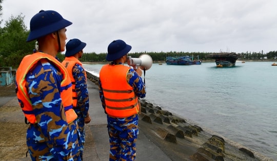 Đặc khu Trường Sa chủ động ứng phó áp thấp nhiệt đới