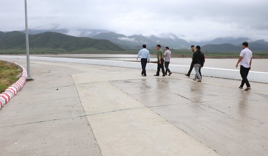 Đã khắc phục sự cố nứt mặt đập, thấm nước tại hồ Sông Than