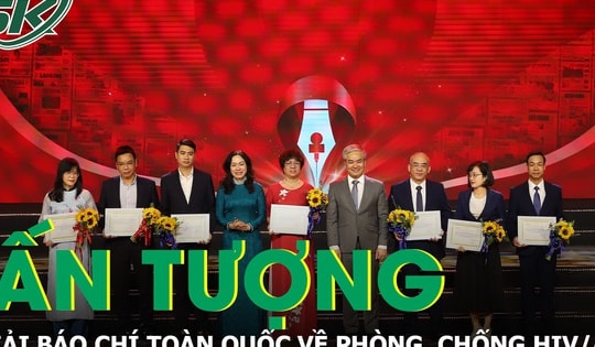 Ấn tượng Lễ trao Giải Báo chí toàn quốc về phòng, chống HIV/AIDS