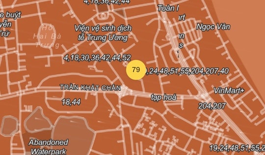 Bản đồ chất lượng không khí Hà Nội