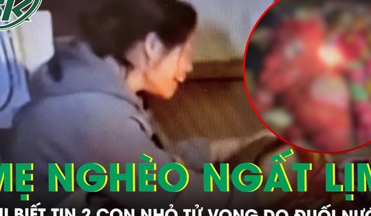Người mẹ đi làm về ngất lịm khi biết tin 2 con nhỏ tử vong do đuối nước, hoàn cảnh khiến ai cũng rớt nước mắt