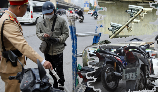 CSGT xử lý các vi phạm 'gây khó' cho hệ thống camera AI