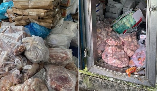 15 tấn thực phẩm không rõ nguồn gốc bị phát hiện
