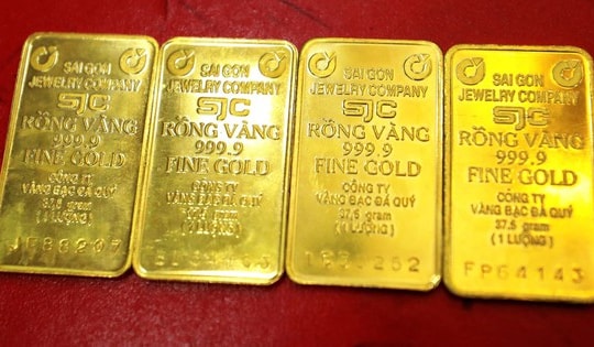 Giá vàng miếng sáng 16/12 giảm 1 triệu đồng/lượng