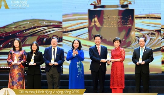 Quỹ Thiện Tâm được vinh danh hạng mục cao nhất trong lễ trao giải thưởng Hành động vì cộng đồng 2025