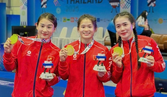 Kỳ tích 3 chị em ruột ở Huế cùng giành Huy chương Vàng SEA Games 33