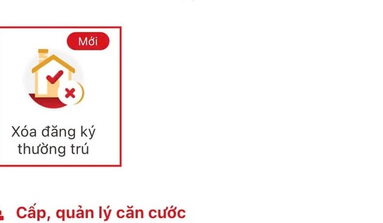 Người dân có thể xóa đăng ký thường trú trên VNeID như thế nào?