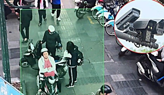 Camera AI 'soi' cổng trường, vi phạm giao thông của học sinh và phụ huynh lộ rõ từng khung hình