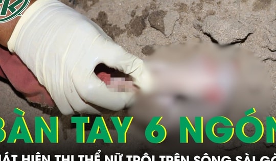 Phát hiện thi thể nữ trôi trên sông Sài Gòn, bàn tay có 6 ngón, sơn màu đỏ