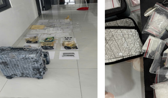 Khởi tố 3 đối tượng ở Lâm Đồng liên quan đến vali chứa hơn 2,7 kg ma túy