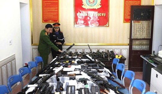 Triệt phá đường dây chế tạo, mua bán, tàng trữ vũ khí quân dụng, bắt 42 đối tượng