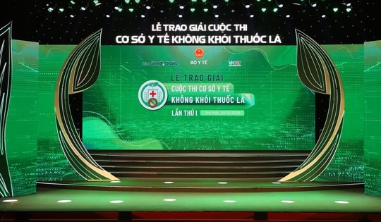 Sáng nay trao giải Cuộc thi 'Cơ sở y tế không khói thuốc lá' lần thứ I