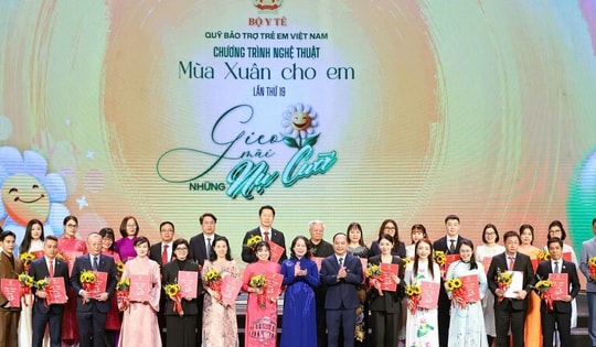 Chương trình 'Mùa xuân cho em' lần thứ 19 tiếp nhận hơn 116 tỷ đồng giúp trẻ có hoàn cảnh đặc biệt, khó khăn