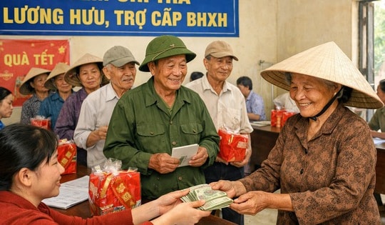 Chính sách tặng quà cho người hưởng lương hưu, trợ cấp BHXH dịp Tết Nguyên đán Bính Ngọ 2026