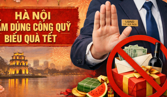 Hà Nội cấm dùng công quỹ biếu quà Tết