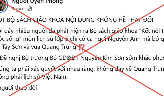 Bộ GD&ĐT phản hồi thông tin thất thiệt, xuyên tạc về sách giáo khoa môn Lịch sử - Địa lí