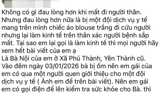 Xôn xao câu chuyện thu hơn 11 triệu đồng trong vài giờ chăm sóc người bệnh tại nhà