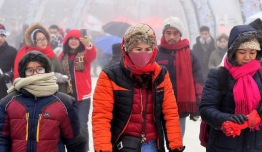 Miền Bắc, miền Trung chìm trong rét buốt, nhiệt giảm sâu