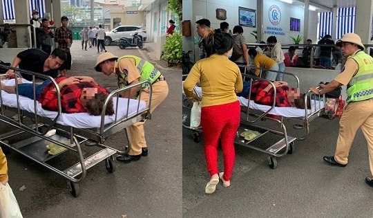 Trên cao tốc, CSGT mở đường đưa bệnh nhân tim nguy kịch đi cấp cứu