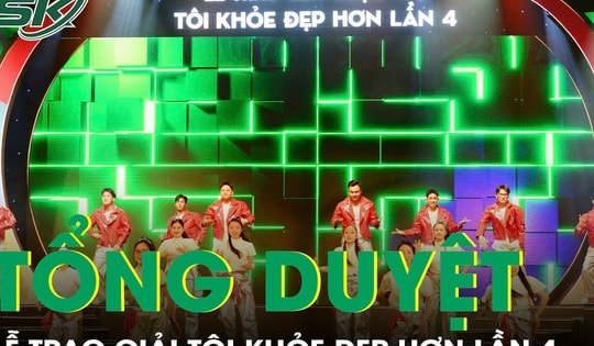 Không khí trước giờ lên sóng Lễ trao giải Cuộc thi Tôi khỏe đẹp hơn lần 4