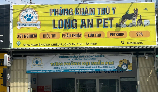 Chung tay đẩy lùi bệnh dại với chương trình tri ân cùng Phòng khám Thú Y Long An Pet