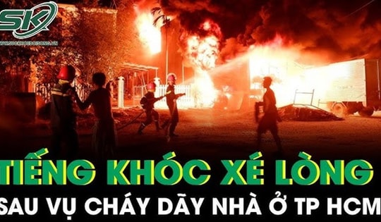 Tiếng khóc xé lòng sau vụ cháy dãy nhà ở TPHCM: 'Tết sắp tới mà nơi ở duy nhất không còn'