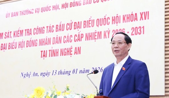 Phó Chủ tịch Quốc hội đánh giá cao công tác chuẩn bị bầu cử tại Nghệ An