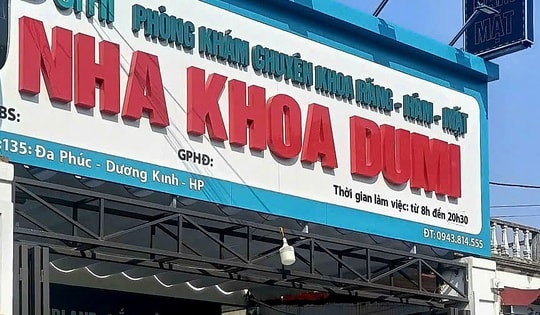 Xử phạt 2 phòng khám Răng hàm mặt 'chui’ tại Hải Phòng