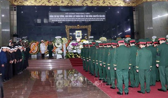 Lễ tang cấp nhà nước Đại tướng, AHLLVT nhân dân Lê Văn Dũng