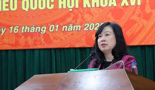 100% cử tri Bộ Y tế nhất trí giới thiệu Bộ trưởng Đào Hồng Lan ứng cử Đại biểu Quốc hội khoá XVI