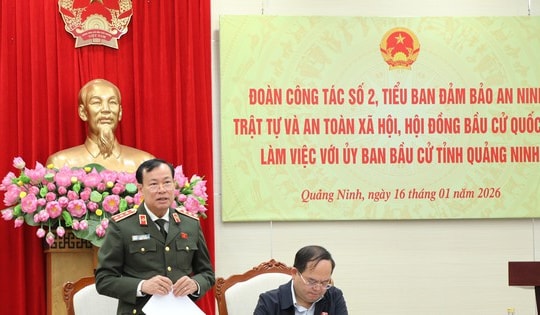 Thượng tướng Lê Tấn Tới: Không để bị động, bất ngờ trong bảo đảm an ninh bầu cử tại Quảng Ninh
