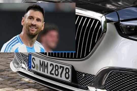 Lionel Messi gây chú ý khi lái Mercedes-Maybach 6,5 tỷ đồng tại Mỹ