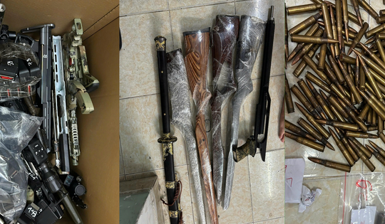 Khởi tố 13 bị can trong đường dây mua bán vũ khí quân dụng tại TPHCM