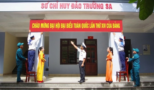 Lực lượng quân y Trường Sa hướng về Đại hội XIV của Đảng