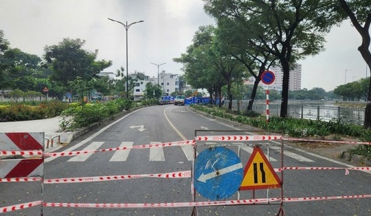 TP Hồ Chí Minh: Tìm nguyên nhân đường bờ kênh Tàu Hủ bị sụt lún, sạt lở