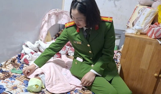 Bé gái sơ sinh bị bỏ rơi gần trường tiểu học lúc rạng sáng