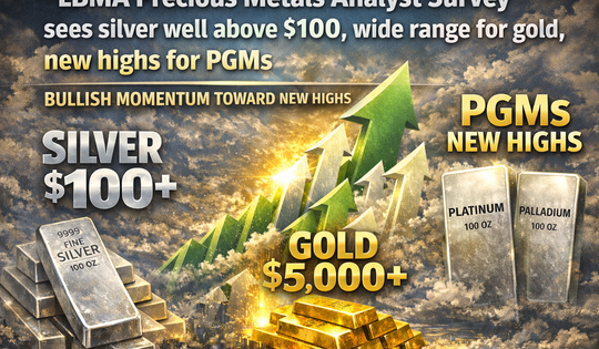 LBMA dự báo giá vàng tiếp tục biến động mạnh