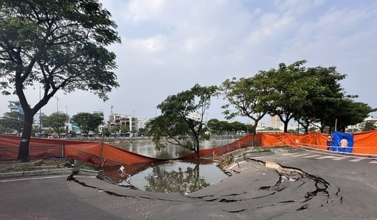 TP Hồ Chí Minh chỉ đạo khắc phục sự cố sụt lún bờ kè kênh Tàu Hủ trước Tết