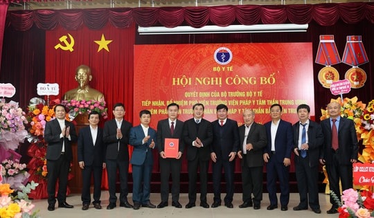 Bộ Y tế bổ nhiệm Phó Viện trưởng Viện Pháp y tâm thần Trung ương